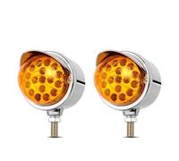 DQRG 17LED Single Faced Turn Signal Light Amber High Low Light Side Marker Lamp For Truck Trailer Campers Tractor Peterbilt RV 12V Mirror Turn Signal Light