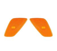 DQRG 1pair For Jeep For Wrangler TJ 1997-2006 Front Bumper Side Marker Turn Signal Cover No Bulb 55155628AB Reflector Light Cover Mirror Turn Signal Light