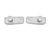 DQRG 2PCS/set Car Side Repeater Lamp Lens Marker Light Cover Turn Signals Indicator For Mercedes For Benz W124 R129 W140 W202 W201 Mirror Turn Signal Light