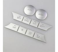 DQRG Car Decoration Interior 10pcs Car Center Console Air AC Button Cover Trim For Benz C CLS GL GLK ML C218 W204 W166 Replacement Parts Interior Moulding Trim