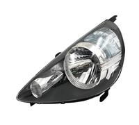 DQRG Lights Headlight Assembly For Fit For Jazz Hatchback Restyling 2005 06 07 2008 Head Light Lamp Headlight Headlamp Front Assembly Car Headlight Covers(Black LH)