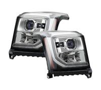 DQRG Lights Headlight Assembly For GMC For Yukon 2015-2017 LED DRL Projector Headlight Headlamp Turn Signal Light Low High Beam Lamp Headlights Car Headlight Covers(Pair)