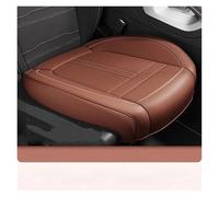 DQRG Seat Protector 1PCS Leather Car Seat Cover Anti-Slip And Full Wrap Driver Protector Mat Front Bottom Cushion Car Seat Covers(Brown)