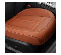 DQRG Seat Protector 1PCS Leather Front Car Seat Cover Cushion Anti-Slip and Full Wrap Driver Protector Mat Car Seat Covers(Brown)