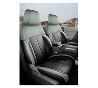 DQRG Seat Protector Anti-Slip PU Leather Car Seat Covers For Fit For Vezel For Civic For Jazz For CRV For Accord 7 8 9 10 11 For City Car Seat Covers(BLACK GREEN)