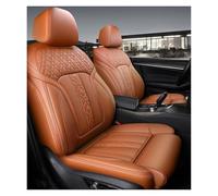 DQRG Seat Protector Car Seat Cover Leather Car Kits For Bmw 5 Series F10 E39 G30 For Bmw X5 E70 E53 E61 F11 E60 Interior Accessories Car Seat Covers(Orange)