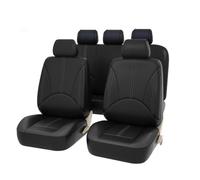 DQRG Seat Protector For C-MAX For Fusion For Mondeo For Taurus 4/9PCS Leather Car Seat Cushion Covers Car Seat Covers(5 Seats-Black)