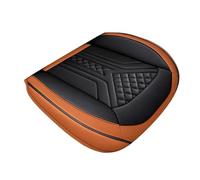 DQRG Seat Protector Universal Pu Leather Car Seat Cover Cushion For Chrysler 300c Interior Accessories Car Seat Covers(Front Orange)