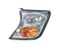 DQRG Wing Mirror Indicator Car Front Bumper Headlight Side Marker Corner Turn Signal Light Lamp No Bulb For Nissan For Patrol Y61 2001 2002 2003 2004(Yellow left)