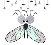 Dqsgiqe Fly Wings Costume | Funny and Realistic Animal Costumes | Whimsical Wings Clothes | for Makeup, Stage Performance, Cosplay, Parties, Fairs, Festivals, Holidays, Pride, Garden, Outdoors