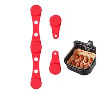 Dqsgiqe Hot Air Fryer Magnets, Kitchen Accessories for Hot Air Fryers Prevents Burning - Silicone Magnetic Closure Prevents Burning Paper - for Cooking, Warming and for Cooking