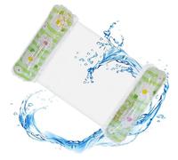 Dqsgiqe Inflatable Pool Swimming Island for Adults - With a Sparkling Lake Raft Hammock, Pool Swimming Chair - For Use at the Lake, River, Swimming, Sunbathing, Parties and