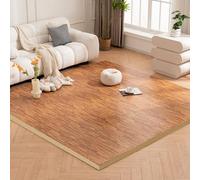 DQSPDBD Interlocking Foam Tiles - Soft Cushioned Puzzle Mat with Wood Grain Design for Floor Carpet, 16 Pieces