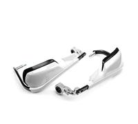 DQSSSL Aluminum Motorcycle 7/8 1-1/8 Handlebar Handguards 22mm 28mm Bar Deflector Hand Guards for B&MW for F800GS(White)