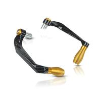 DQSSSL for S&uzuki for GSX750F for Katana 1989-2006 for GSX750 Motorcycle 7/8 22mm Handlebar Brake Clutch Lever Hand Guard(Gold)