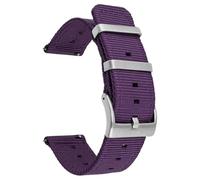 DQSURANTW Quick Release Nylon Canvas Watch Strap 18-22mm Unisex Man and Woman for Smart Quartz Traditional(Giallo,24mm)