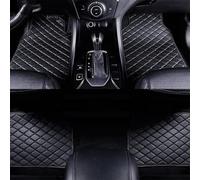 DQSZ 4pcs Custom Leather Car Floor Mats for BMW X5 E70 5 Seats 2007-2013(RHD), Front Rear Carpet Mat All Weather Protection Floor Mat Waterproof Non-Slip Liner Accessories,A/Black