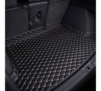 DQSZ Car Leather Boot Liner Mats for Mercedes Benz B Class 2005-2011 W245, Auto Waterproof Anti Scratch Anti Slip Trunk Pad Cargo Protector Liners Interior Accessories,C/Black-beige