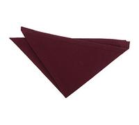 DQT Men Knit Knitted Casual Handkerchief Pocket Square - Cabernet Red
