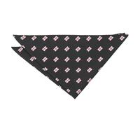DQT Men's Embroidered Flag Novelty Handkerchief Pocket Square - Black England