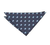 DQT Men's Embroidered Flag Novelty Handkerchief Pocket Square - Navy Blue Scotland