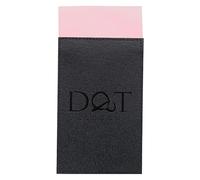 DQT Mens Plain Satin Pre-Folded Pocket Square Fold - Wedding, Business & Formal Suit Handkerchief - Baby Pink
