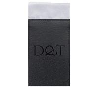 DQT Mens Plain Satin Pre-Folded Pocket Square Fold - Wedding, Business & Formal Suit Handkerchief - Silver