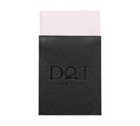 DQT Mens Plain Twill Pre-Folded Pocket Square - Wedding, Business & Formal Suit Handkerchief - Blush Pink - Fold