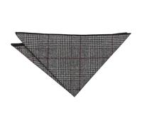 DQT Men's Tweed Patterned Handkerchief Pocket Square (Black And White Tweed Prince Of Wales)