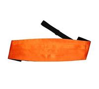 DQT Premium Satin Plain Solid Burnt Orange Men’s Cummerbund