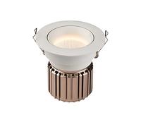 DQTWFJDZH 7W/9W/12W LED Recessed Light,3.54 Inch Round Ultra-Thin Anti-Glare LED Ceiling Lights,3000K-6000K CRI 90+ Daylight Canless Downlight,Home Wafer Lights Spotlights,2 Pack Fittings(6000k,12W)