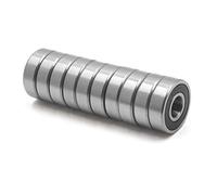 DQVHYUJEL 10Pcs 6000-2RS Metal Motorcycle Deep Groove Radial Ball Bearing 26 x 10 x 8mm