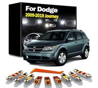 DQWASUYB 11Pcs Car Accessories LED Interior Light Kit, For 2009-2019 Dodge Journey Map Dome Trunk License Plate Lamp