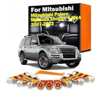 DQWASUYB 11Pcs Interior LED Bulb Reading Light Kit, For Mitsubishi Pajero Montero Shogun 4 MK4 2007-2020 2021 2022 2023 Accessories