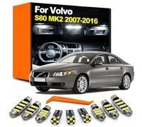 DQWASUYB 17Pcs LED Interior Dome Map Light Kit, For Volvo S80 MK2 2007-2010 2011 2012 2013 2014 2015 2016