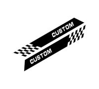 DQWASUYB 2Pcs/Lot Car Stickers Camper Sport Styling Stripes Vinyl Decals, For Ford Transit Custom Tourneo MK7 MK8 Tuning Accessories