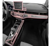 DQWASUYB Dashboard Multimedia Navigation Transparent Anti-Scratch Protection Film Modification, FOR Audi A4 L 2017-2020