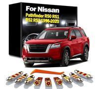 DQWASUYB LED Interior Light Kit, For Pathfinder R50 R51 R52 R53 1996 2005 2011-2019 2020 2021 2022 2023 Car Bulbs