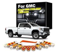 DQWASUYB LED Interior Map Dome Trunk Luggage Light Kit, For GMC Sierra 1500 2500 3500 1988-2016 2017 2018 2019 2020 Indoor Car Bulbs
