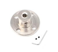 DQZRTUECA 1pc Rigid Flange Coupling Bore Multiple Sizes Motor Guide Shaft Coupler Motor Connector(8mm)