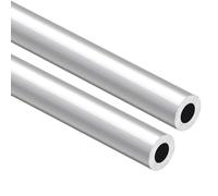 DQZRTUECA 6063 Aluminum Hollow Round Tube 2.5mm Wall Multiple Sizes 500mm Length 2 Pcs(OD: 14mm)