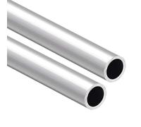 DQZRTUECA 6063 Aluminum Round Tube 2 Pcs Multiple Sizes OD 19-24mm Wall Thickness 2mm Length 500mm(OD: 24mm)