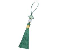 DQZRTUECA Chinese Sword Tassel Handmade For Tai Chi Kung Fu Multicolor(Green)