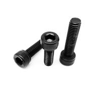 DQZRTUECA DIN912 Hex Socket Cap Screw 304 Stainless Steel Black M1.6-M12 3-100mm In Packs(16mm,5pcs M6)