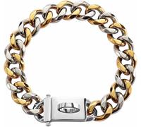 DQZRTUECA Dog Chain Collar Gold Dog Collar, 19mm Cuban Link Collar, 316L Martingale Stainless Steel, Chew Proof Heavy Duty Pitbull Collar(Multi-colored,14inch)