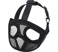 DQZRTUECA Dog Mesh Muzzle For Bulldogs Multicolor Multiple Sizes(Black Full Net,S)