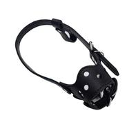 DQZRTUECA Dog Muzzle Microfiber Leather Adjustable Training Multiple Sizes(Black,XS)