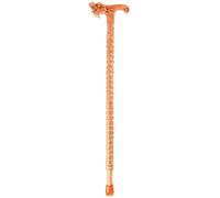 DQZRTUECA Dragon Head Fu Character Walking Cane Hand Carved Mahogany Support 150kg Adjustable 80-90cm(85Cm(Use Height 156-165Cm))