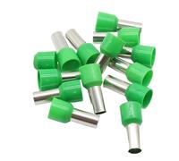 DQZRTUECA E16-12 Tube Insulated Terminals 16MM2 Cable Wire Connector Copper Crimp Multicolor 100PCS(Green)