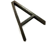 DQZRTUECA Metal Floating House Numbers Address Sign Plate Outdoor for Street Door Home Mailbox 0-9(A)
